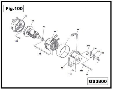 GS3800-112 TORNILLO M3X6