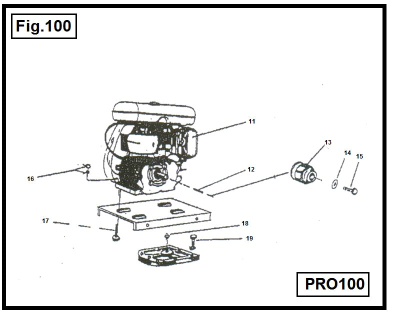 PRO100-19 TORNILLO M8X25