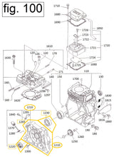 Cargar imagen en el visor de la galería, EH12-1210 TAPA CARTER COMPLETA MOTOR EH12-2