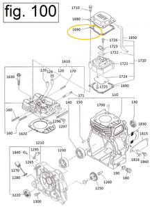 EH12-1960 JUEGO DE JUNTAS MOTOR EH12-2