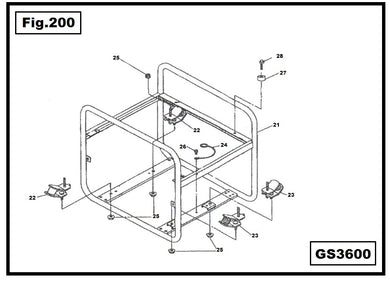 GS3600-27 ASIENTO DE CAUCHO