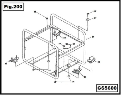 GS5600-24 CABLE TIERRA