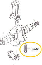 Cargar imagen en el visor de la galería, EH12-2320 TORNILLO BIELA MOTOR EH12-2