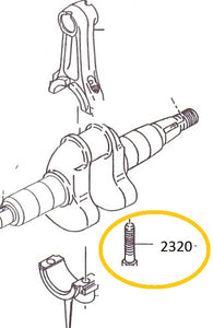 EH12-2320 TORNILLO BIELA MOTOR EH12-2