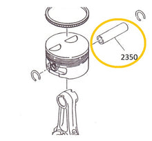 Cargar imagen en el visor de la galería, EH12-2350 PERNO PISTON MOTOR EH12-2