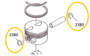 EH12-2380 SEGURO PERNO PSTON MOTOR EH12-2
