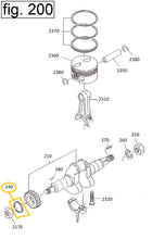 Cargar imagen en el visor de la galería, EH12-240A SEPARADOR DE 0.8MM MOTOR EH12-2