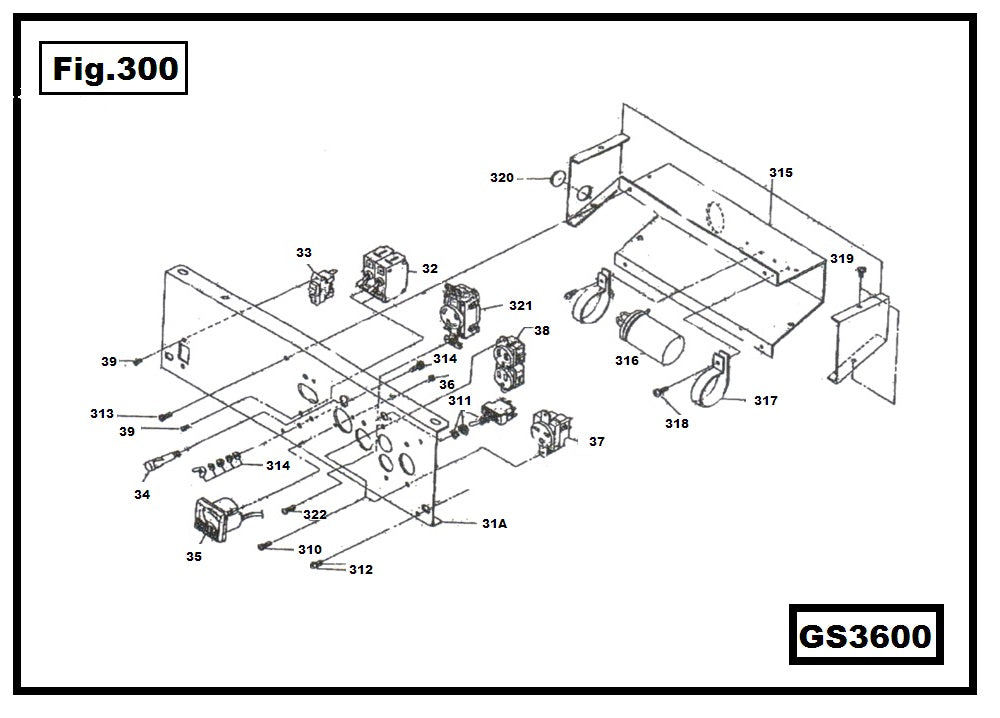 GS3600-318 TORNILLO M4X12