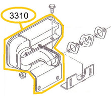 Cargar imagen en el visor de la galería, EH12-3310 MOFLE MOTOR EH12-2