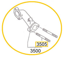 Cargar imagen en el visor de la galería, EH12-3500 TUBO DEL MOFLE MOTOR EH12-2