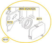 Cargar imagen en el visor de la galería, EH12-3510 FILTRO DE AIRE COMPLETO MOTOR EH12-2