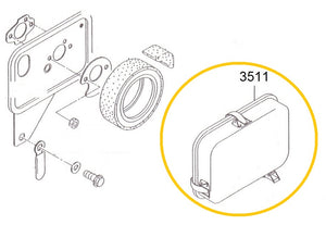 EH12-3511 TAPA DEL FILTRO DE AIRE MOTOR EH12-2