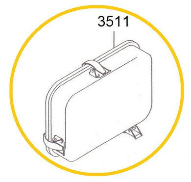 EH12-3511 TAPA DEL FILTRO DE AIRE MOTOR EH12-2