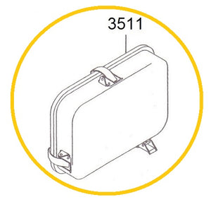 EH12-3511 TAPA DEL FILTRO DE AIRE MOTOR EH12-2