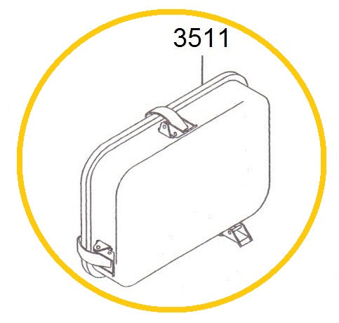 EH12-3511 TAPA DEL FILTRO DE AIRE MOTOR EH12-2