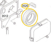Cargar imagen en el visor de la galería, EH12-3520 ELEMENTO FILTRO DE AIRE MOTOR EH12-2