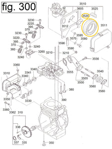 EH12-3520 ELEMENTO FILTRO DE AIRE MOTOR EH12-2