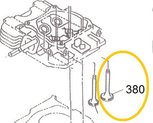 EH12-380 VALVULA DE ADMISION MOTOR EH12-2