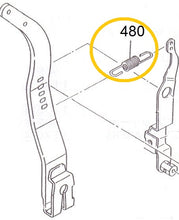 Cargar imagen en el visor de la galería, EH12-480 RESORTE MOTOR EH12-2