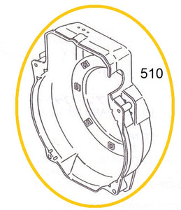 EH12-510 CUBIERTA PRINCIPAL MOTOR EH12-2