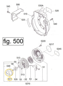 EH12-511 POLEA MOTOR EH12-2