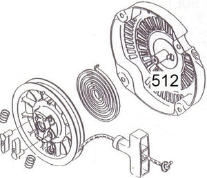 EH12-512 TAPA POLEA MOTOR EH12-2