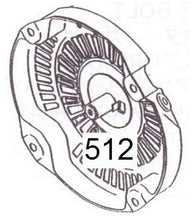 Cargar imagen en el visor de la galería, EH12-512 TAPA POLEA MOTOR EH12-2