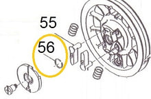 Cargar imagen en el visor de la galería, EH12-56 RESORTE POLEA MOTOR EH12-2