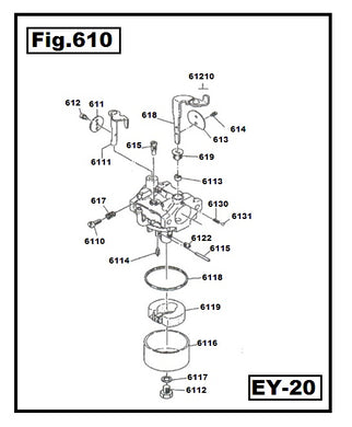 EY20-615 TORNILLO REGULADOR ROBIN
