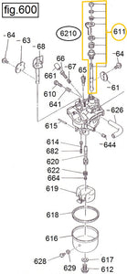 EH12-611 VARILLA ACELERADOR MOTOR EH12-2
