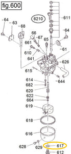 EH12-617 EMPAQUE DRENADOR MOTOR EH12-2