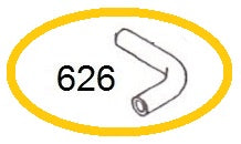 Cargar imagen en el visor de la galería, EH12-626 MANGUERA MOTOR EH12-2
