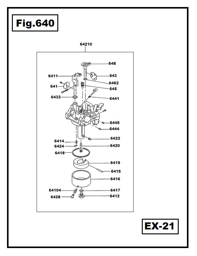 EX21-64224 PALANCA AHOGADOR ROBIN