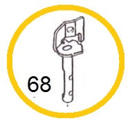 EH12-68 VARILLA AHOGADOR MOTOR EH12-2