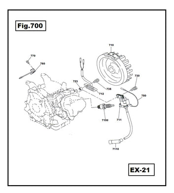 EX21-750 CABLE ROBIN