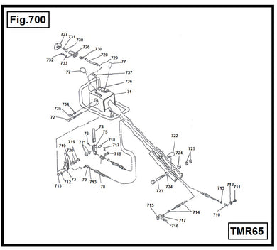 TMR65-728 VARILLA FRENO DE SEGURIDAD