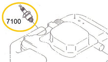 Cargar imagen en el visor de la galería, EH12-7100 BUJIA MOTOR EH12-2
