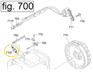 EH12-7100 BUJIA MOTOR EH12-2