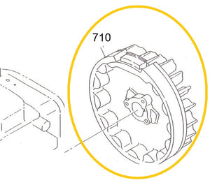 EH12-710 MAGNETO COMPLETO MOTOR EH12-2