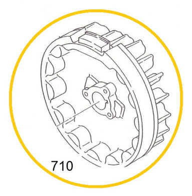 EH12-710 MAGNETO COMPLETO MOTOR EH12-2