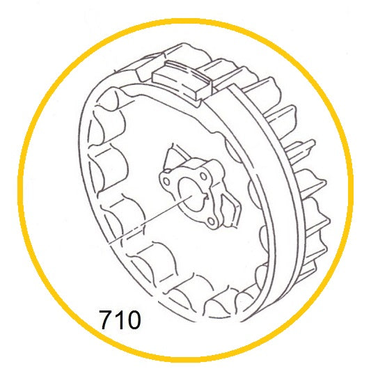 EH12-710 MAGNETO COMPLETO MOTOR EH12-2