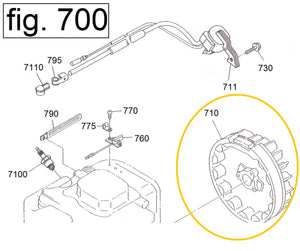 EH12-710 MAGNETO COMPLETO MOTOR EH12-2