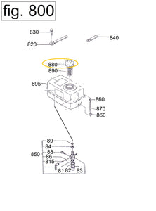 EH12-880 TAPA DEL TANQUE MOTOR EH12-2
