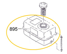 Cargar imagen en el visor de la galería, EH12-895 TANQUE DE GASOLINA MOTOR EH12-2