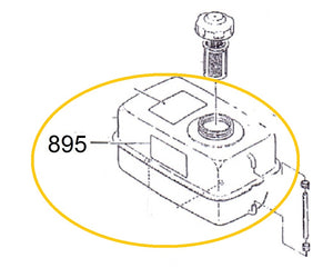 EH12-895 TANQUE DE GASOLINA MOTOR EH12-2