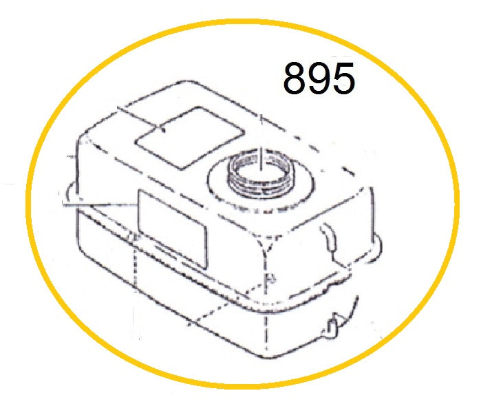 EH12-895 TANQUE DE GASOLINA MOTOR EH12-2